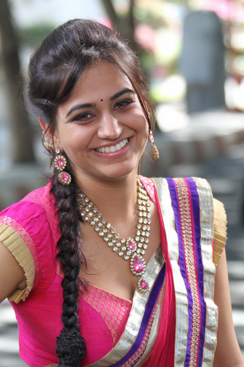 Aksha in Half Saree Photos